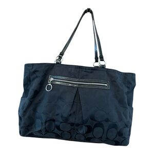 COACH Bags | Signature Gabby Black Canvas Tote  E1176-F14863